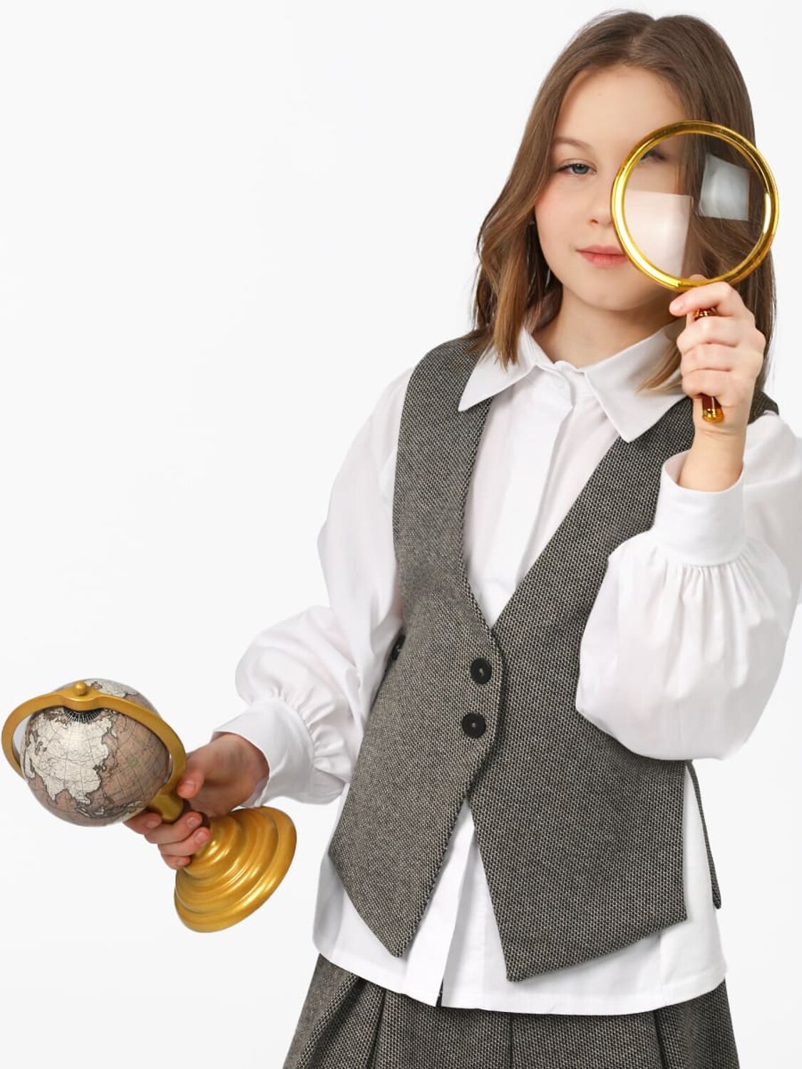 Соль&Перец Жилет 581674 SP0549EG коричневый