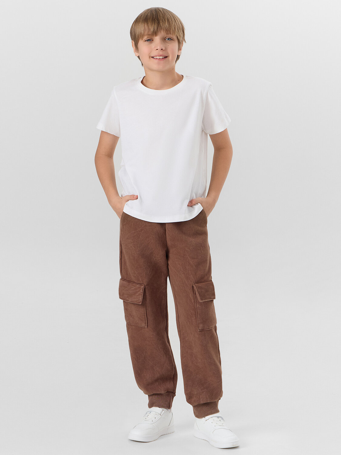 MARK FORMELLE Брюки 581678 183413 ACID WASH коричневый