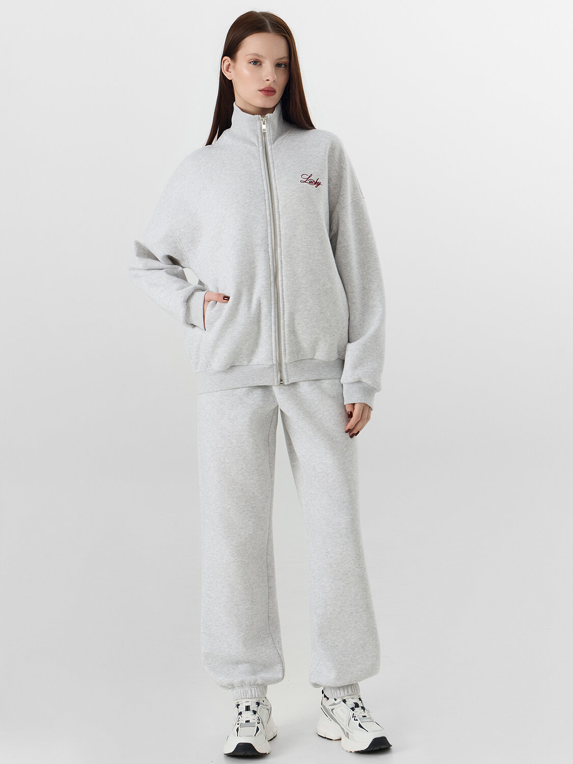 MARK FORMELLE Брюки 581692 182277 серый меланж