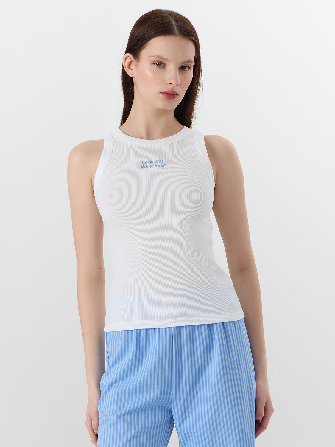 MARK FORMELLE Комплект 581696 592649 белый +сине -голубая полоска