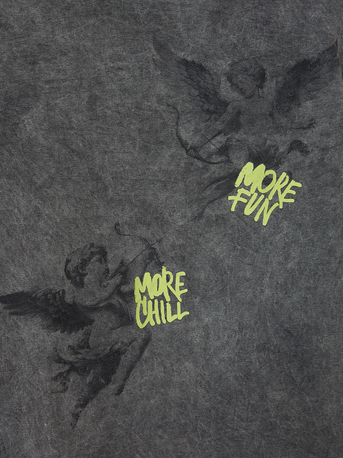 MARK FORMELLE Лонгслив 581704 123434/1 ACID WASH графит +печать