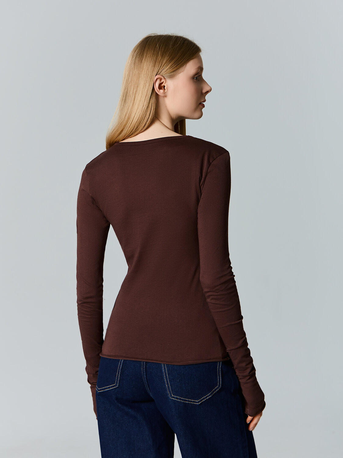 MARK FORMELLE Лонгслив 581705 122526 ристретто