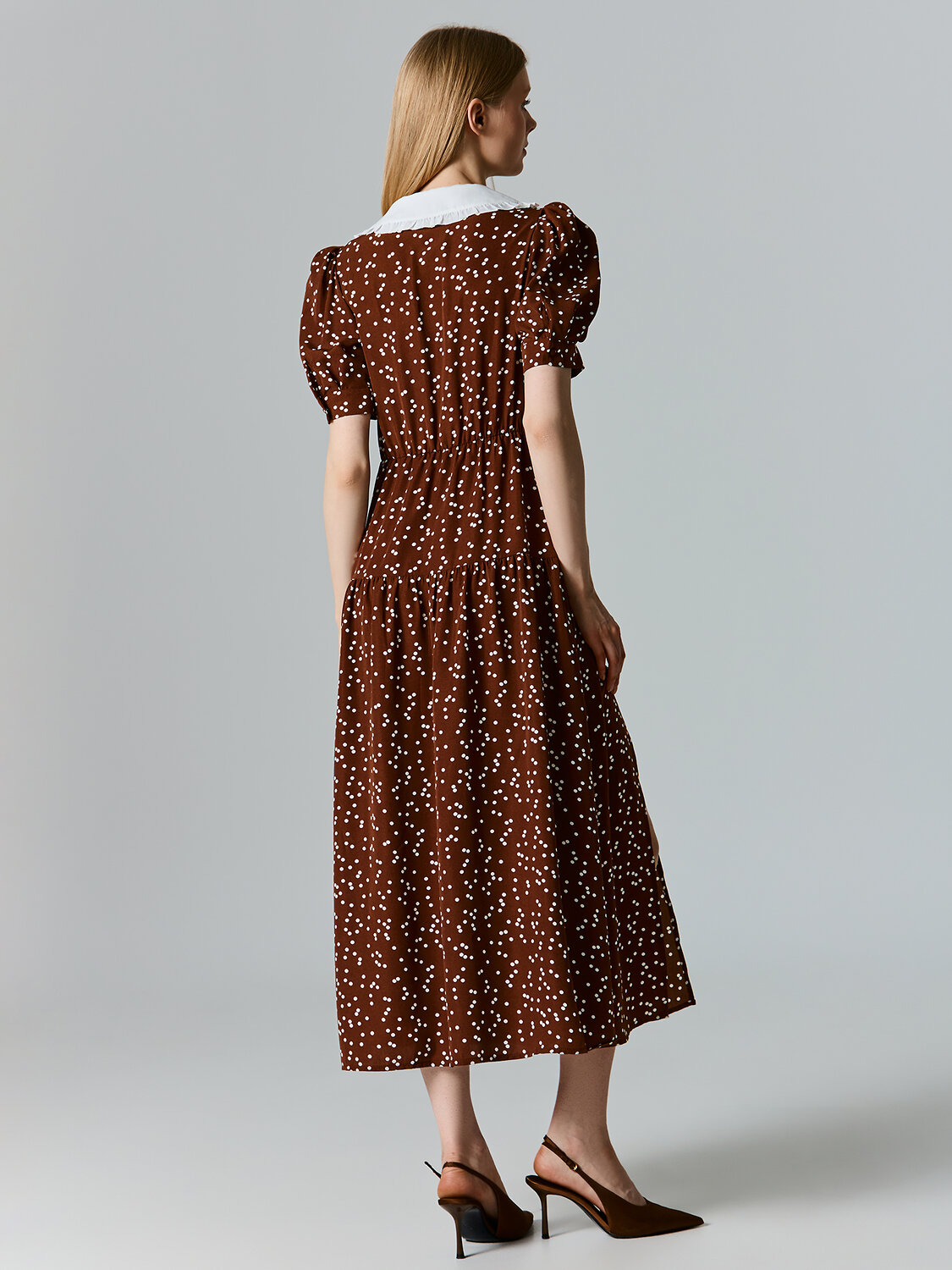 MARK FORMELLE Платье 581708 154036 молочный горошек