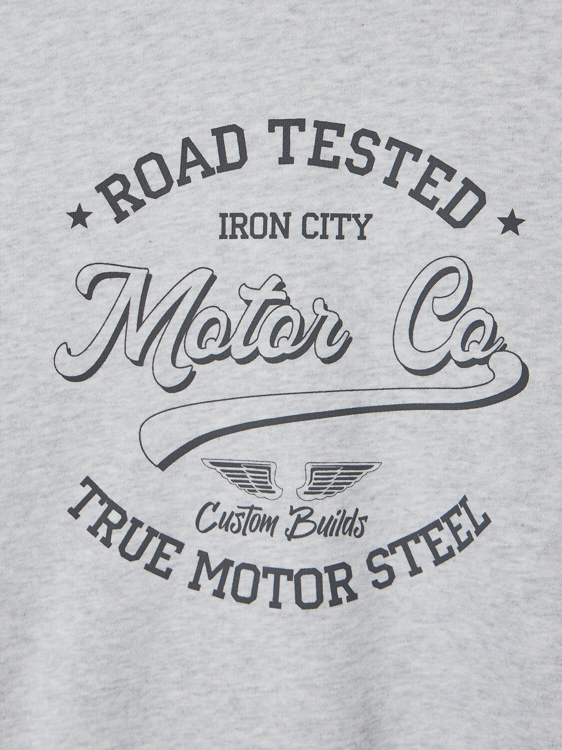 MARK FORMELLE Свитшот 581710 123447 серый меланж +печать