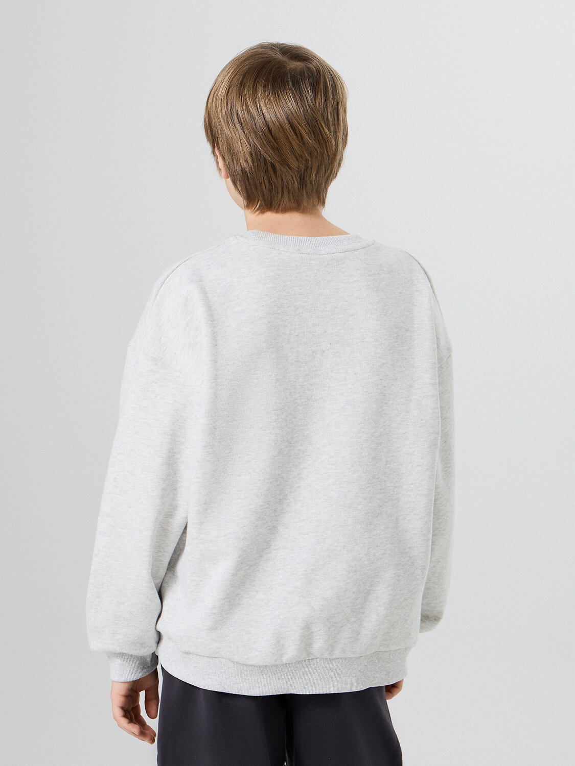 MARK FORMELLE Свитшот 581710 123447 серый меланж +печать