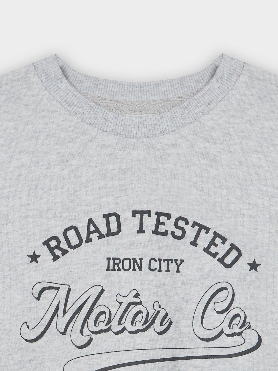 MARK FORMELLE Свитшот 581710 123447 серый меланж +печать