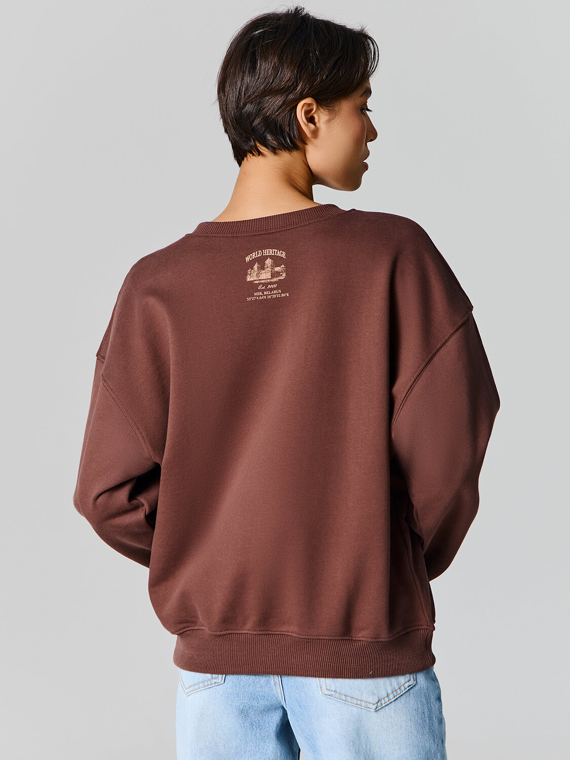 MARK FORMELLE Свитшот 581711 122530 ристретто +печать