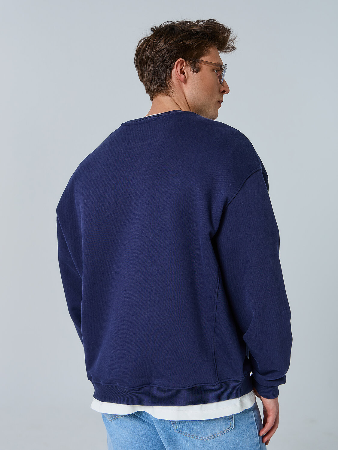 MARK FORMELLE Свитшот 581712 121893 полуночно -синий +печать