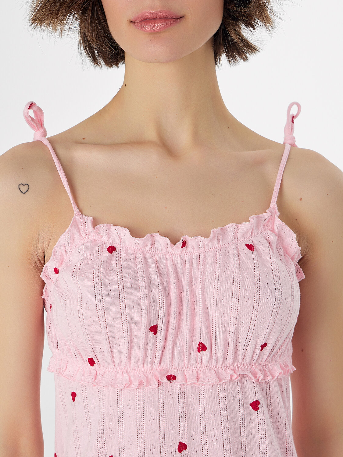 MARK FORMELLE Сорочка 581715 572386 сердечки на розовом