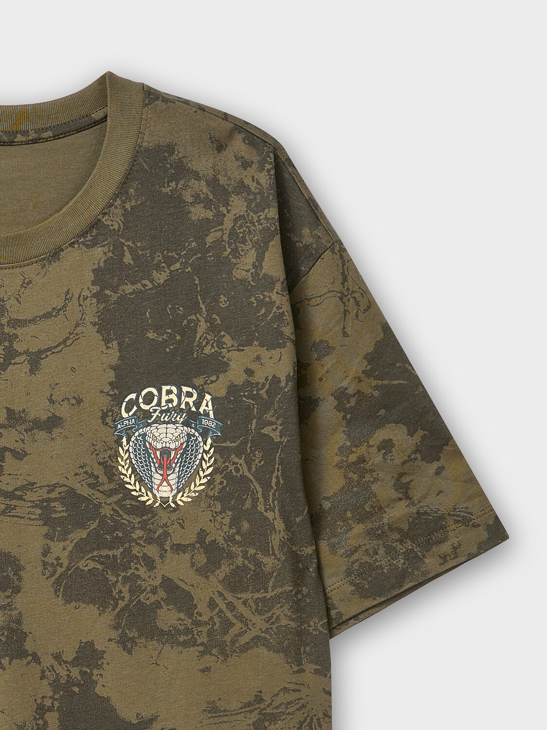 MARK FORMELLE Футболка 581729 111858 милитари варка на зеленом