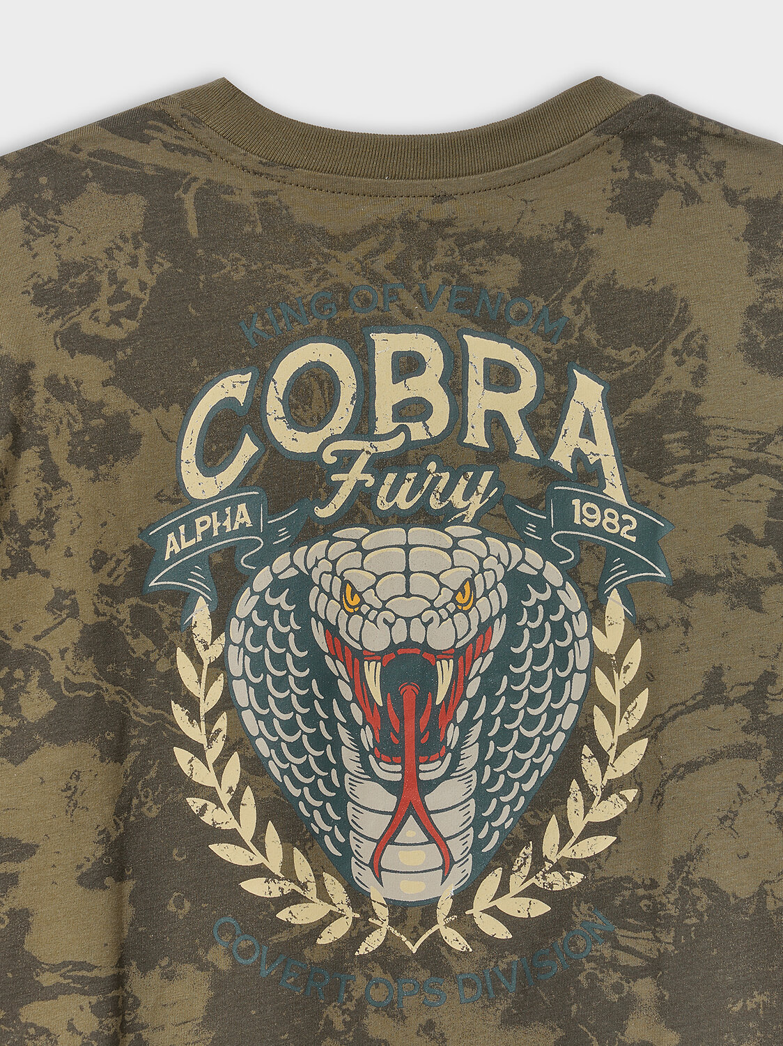 MARK FORMELLE Футболка 581729 111858 милитари варка на зеленом