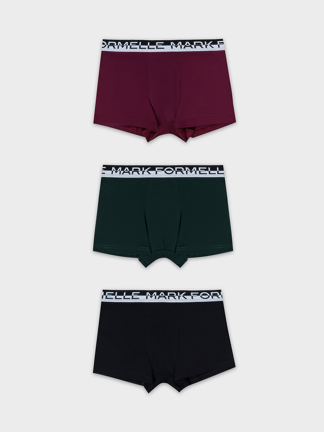 MARK FORMELLE Трусы 581740 411228-3 зеленый бархат +темный кармин +черный