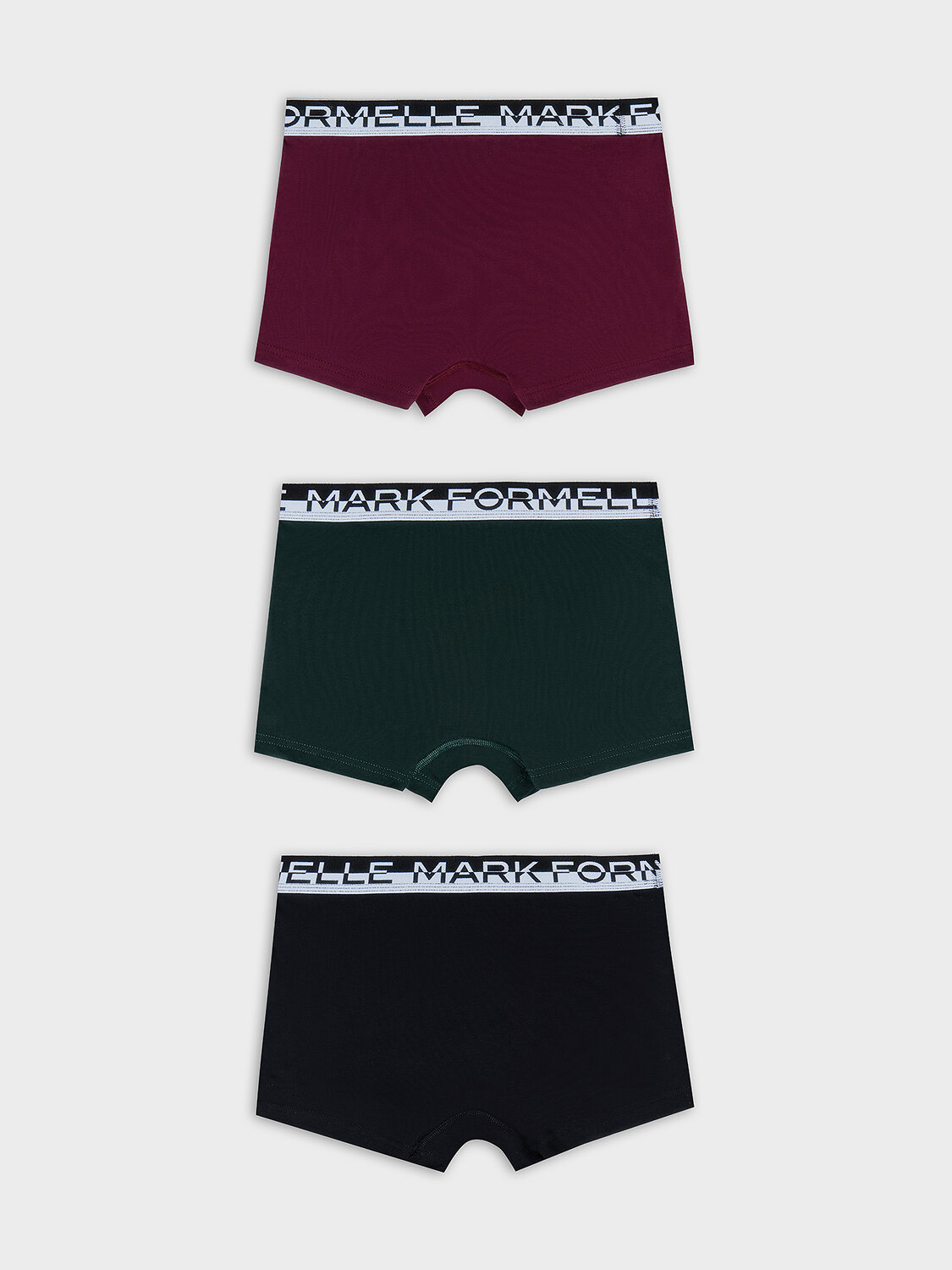 MARK FORMELLE Трусы 581740 411228-3 зеленый бархат +темный кармин +черный