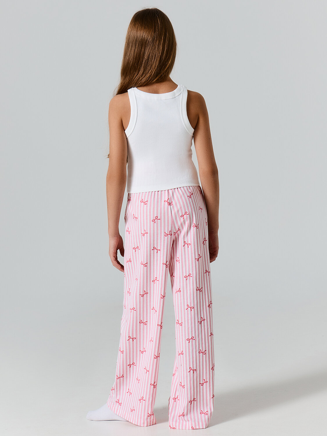 MARK FORMELLE Брюки 581778 587001 бантики на розовой полоске