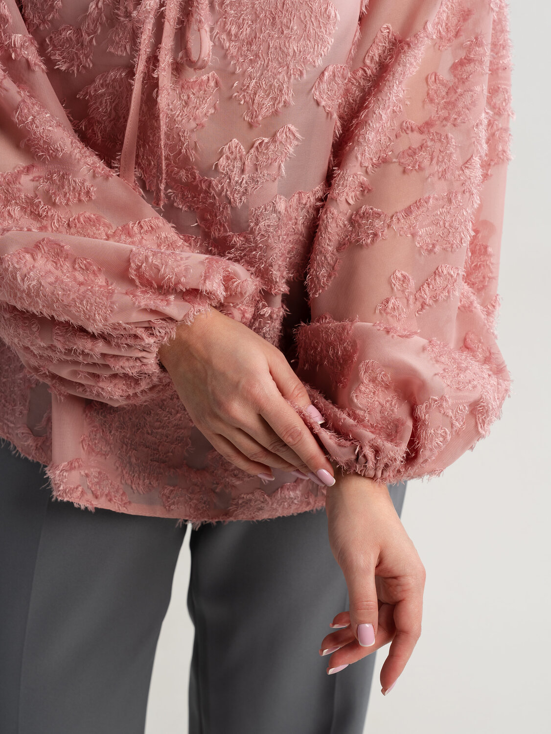 LT Collection Блуза 581788 Б15139-7М розовый