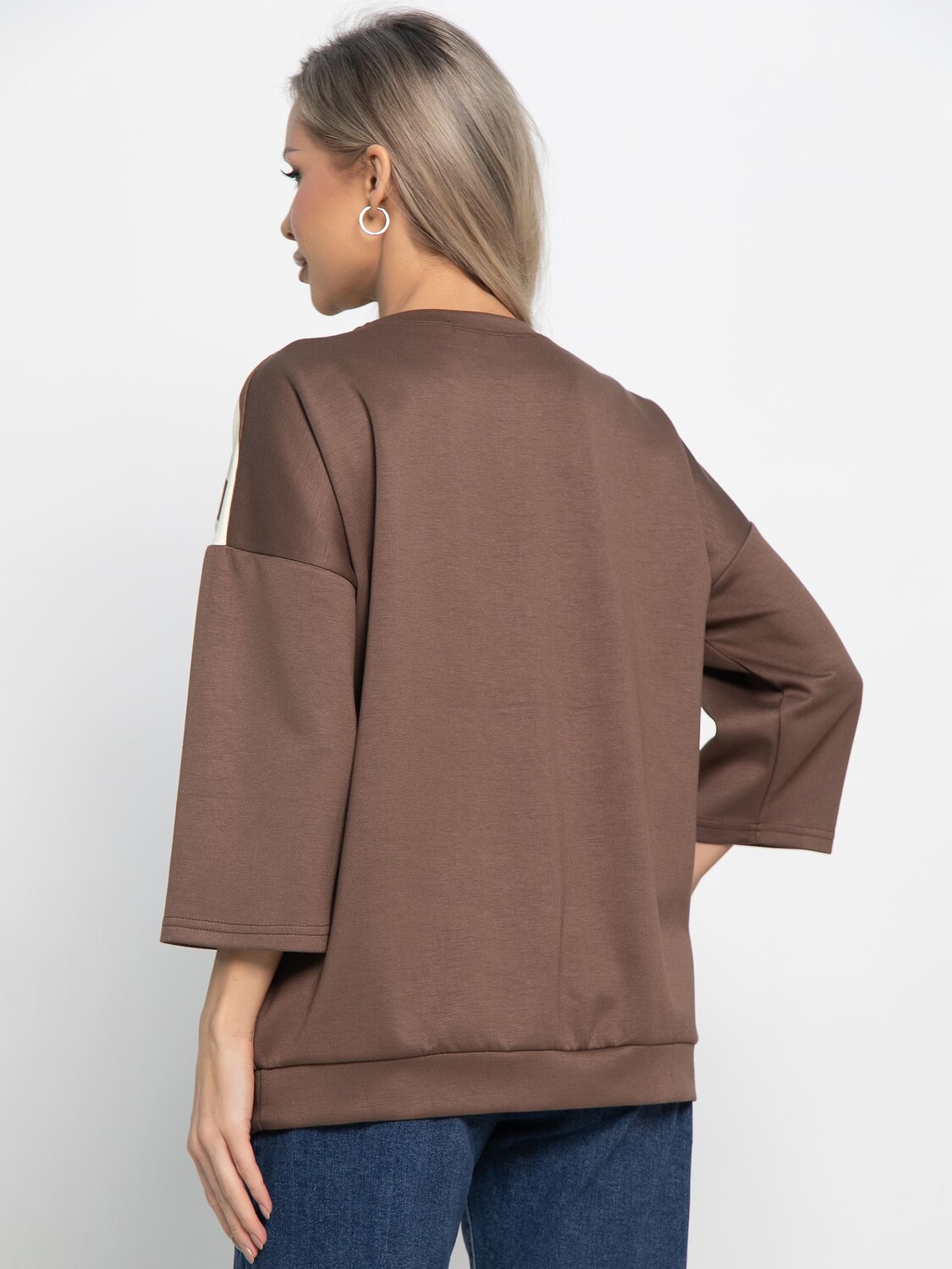 LT Collection Блуза 581789 Б15130-18М коричневый