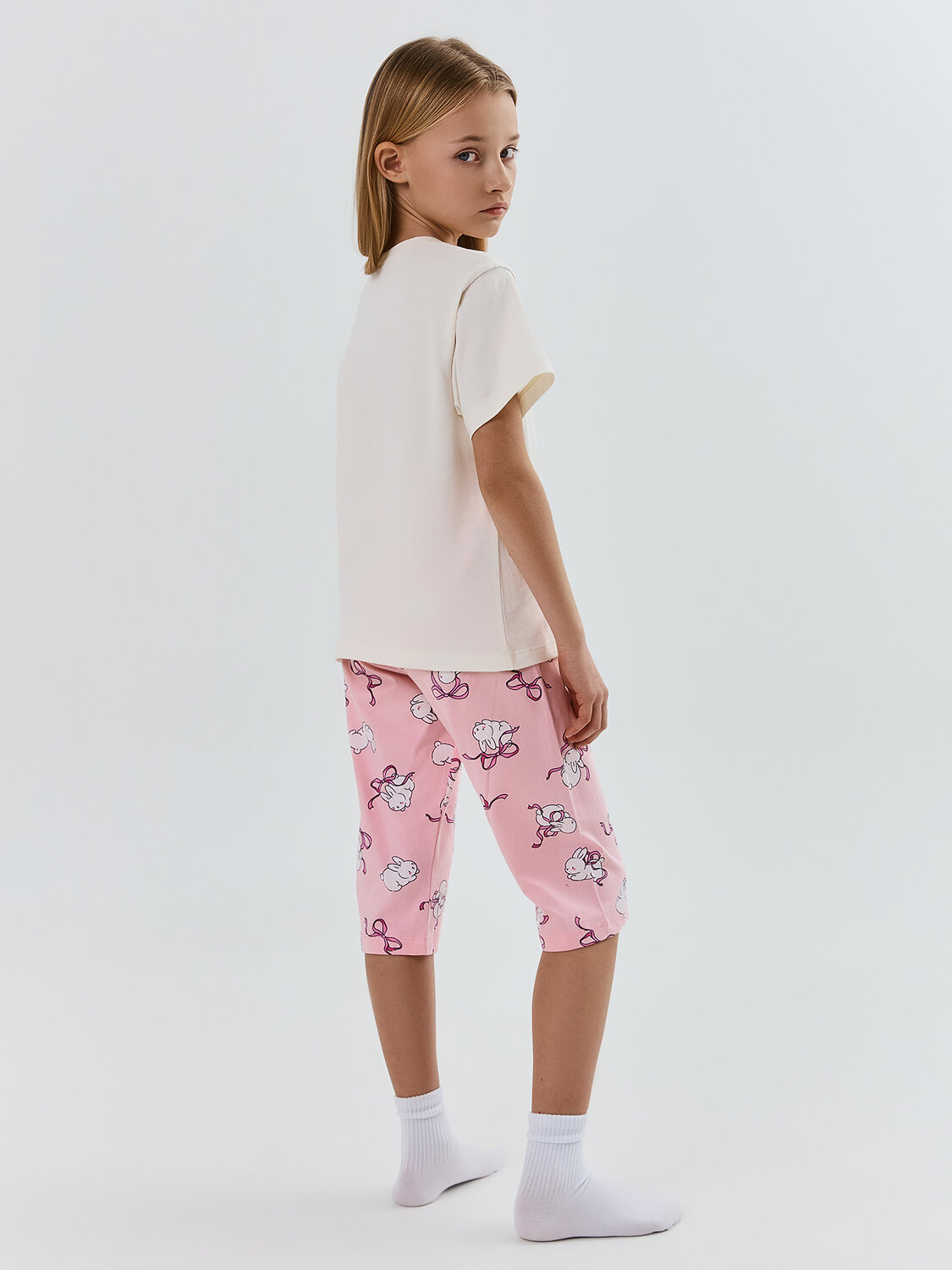 MARK FORMELLE Комплект 581808 567735 молочный +зайчики на розовом