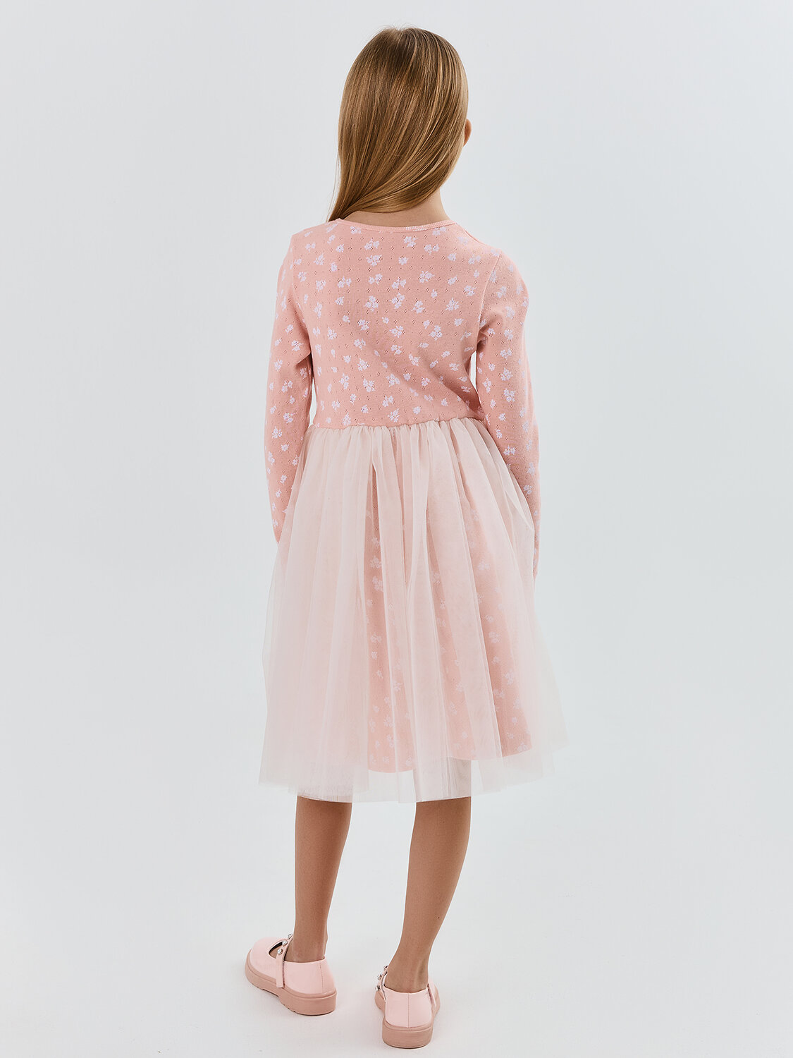 MARK FORMELLE Платье 581824 157988 цветы на св.розовом