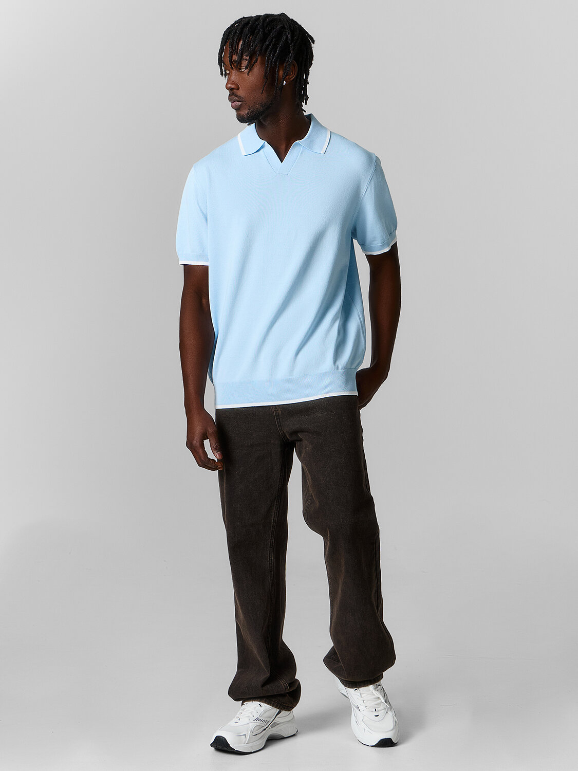 MARK FORMELLE Поло 581825 111943 небо +белый