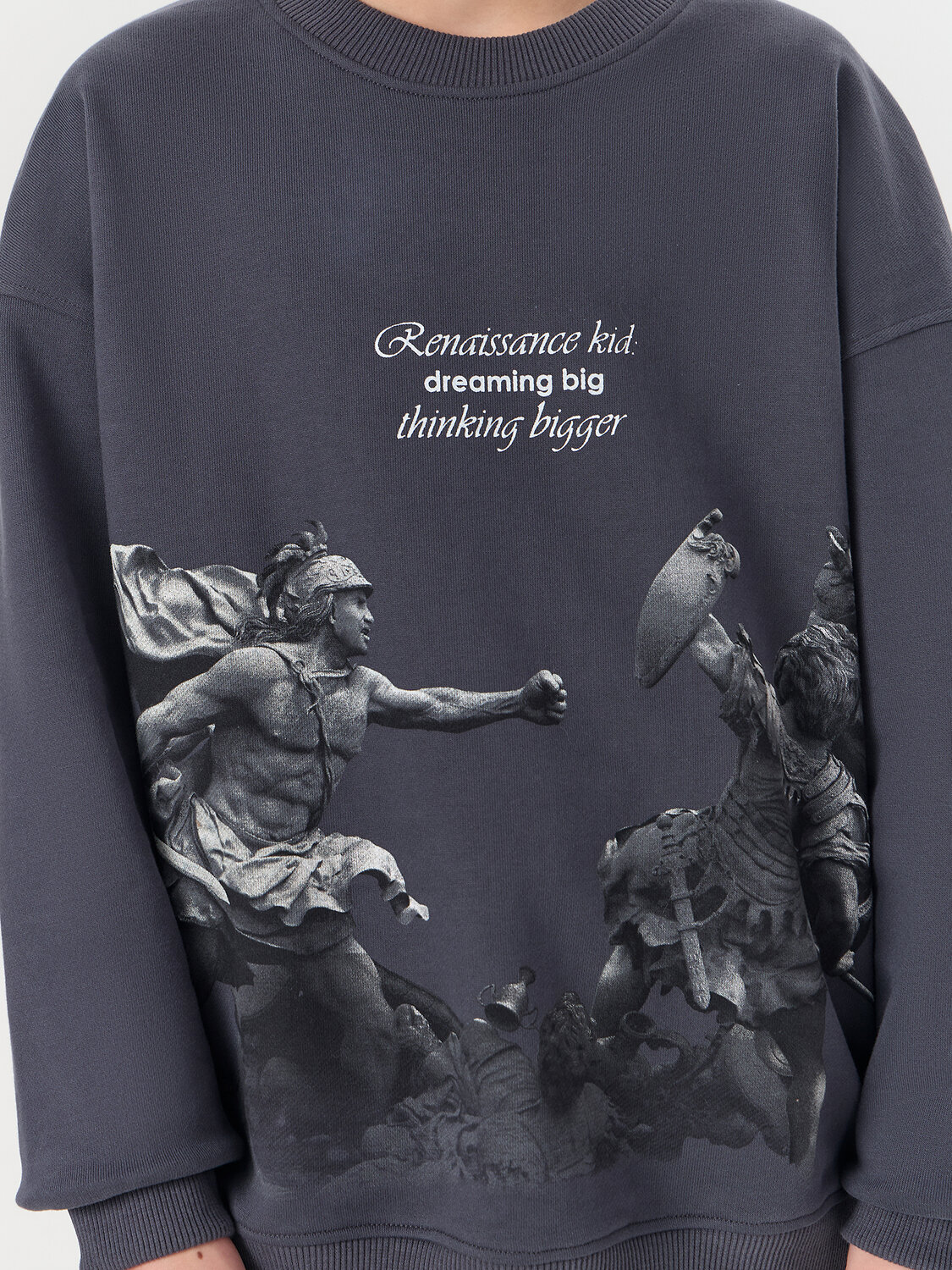 MARK FORMELLE Свитшот 581828 123495 графит +печать