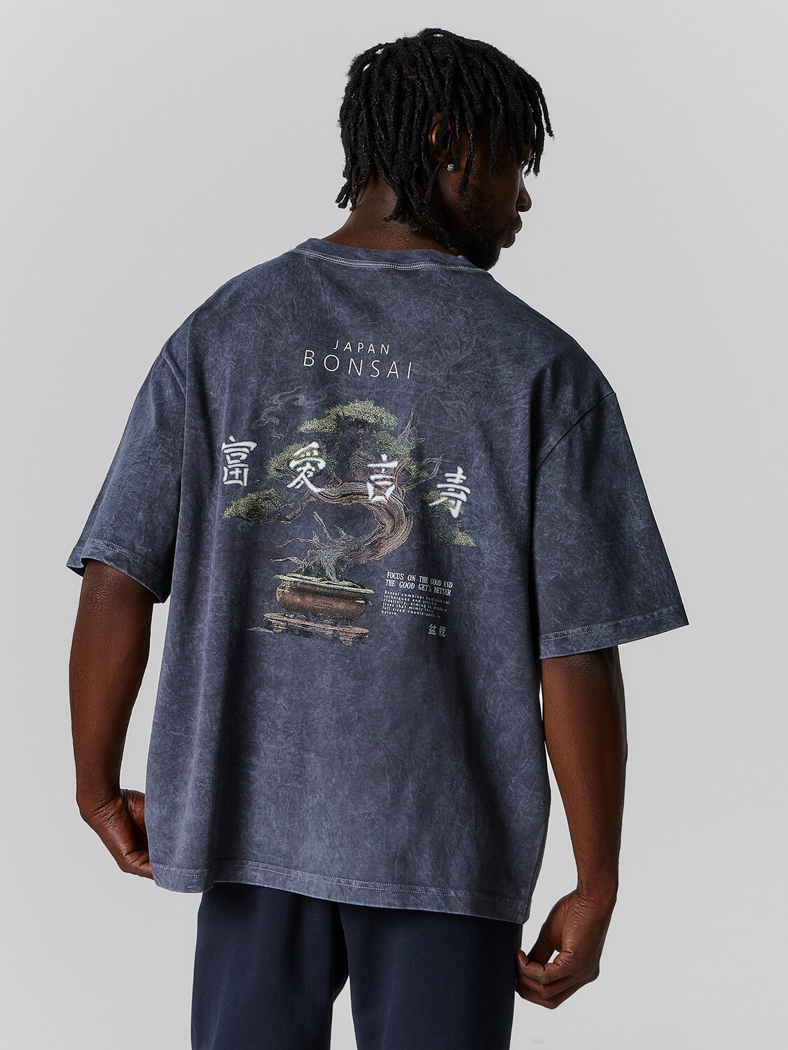 MARK FORMELLE Футболка 581859 111899 ACID WASH графит +печать