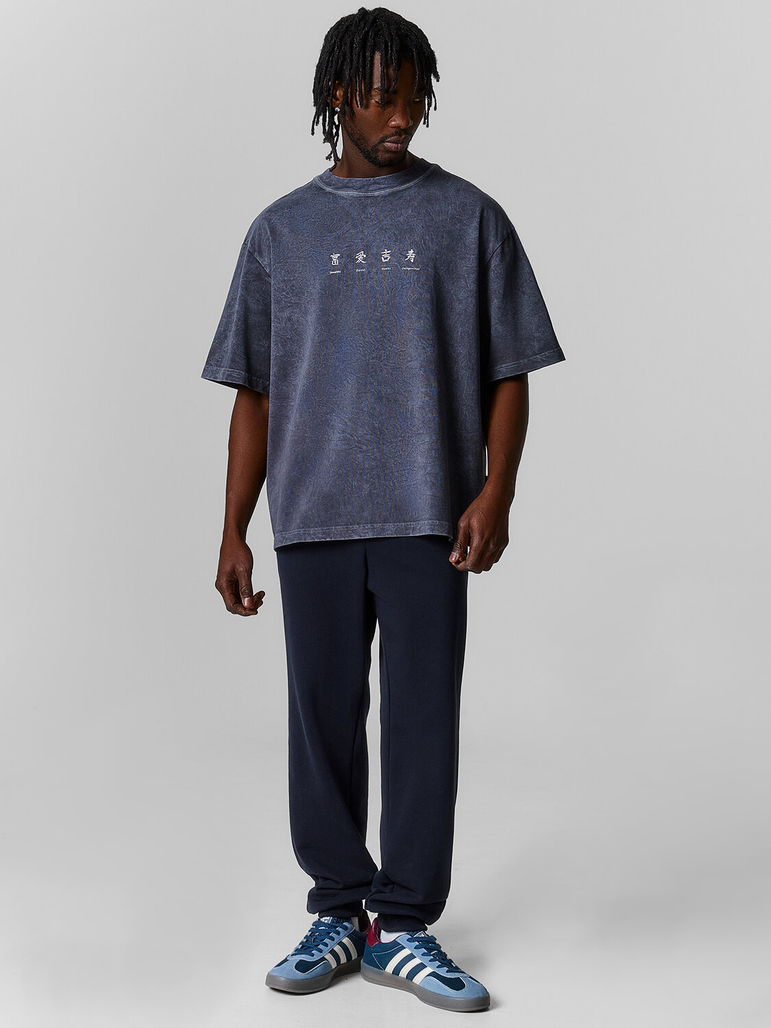 MARK FORMELLE Футболка 581859 111899 ACID WASH графит +печать