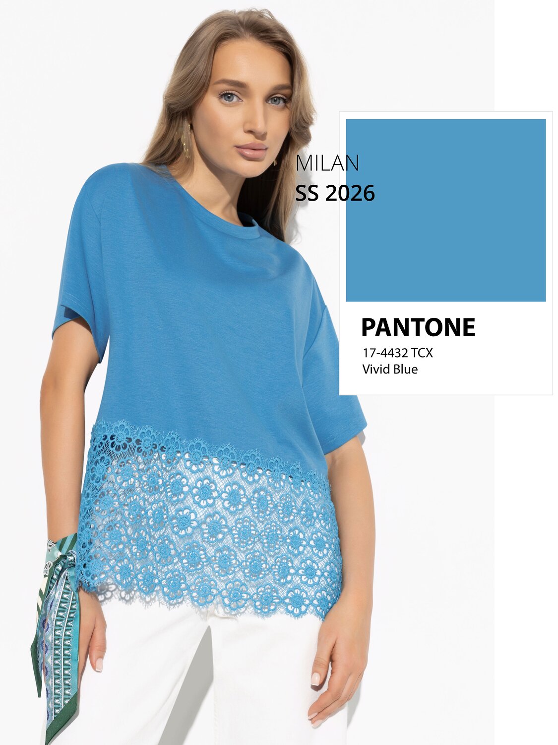 CHARUTTI Футболка 581866 12596 Бирюзовый