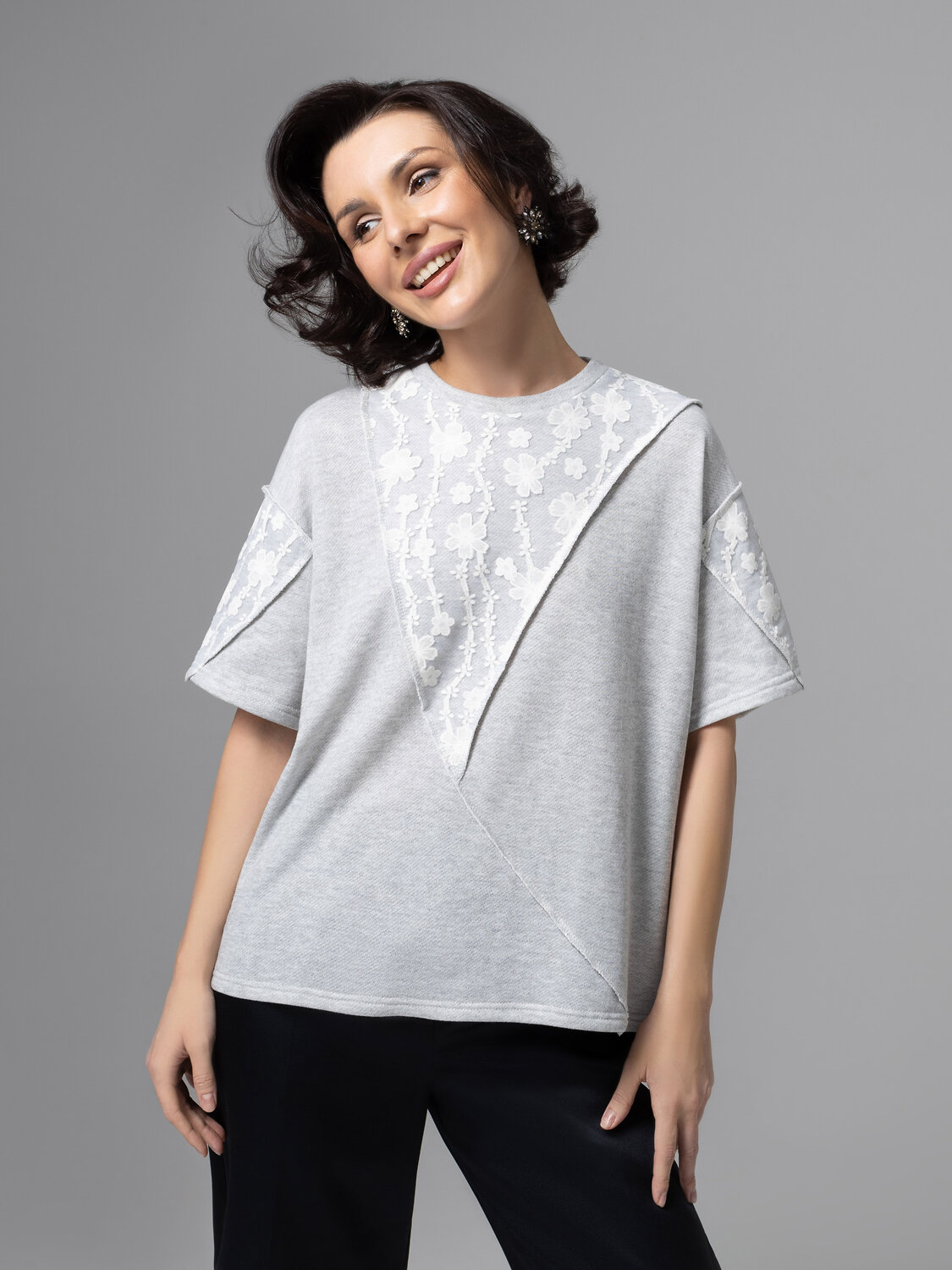 CHARUTTI Футболка 581868 12559 Серый