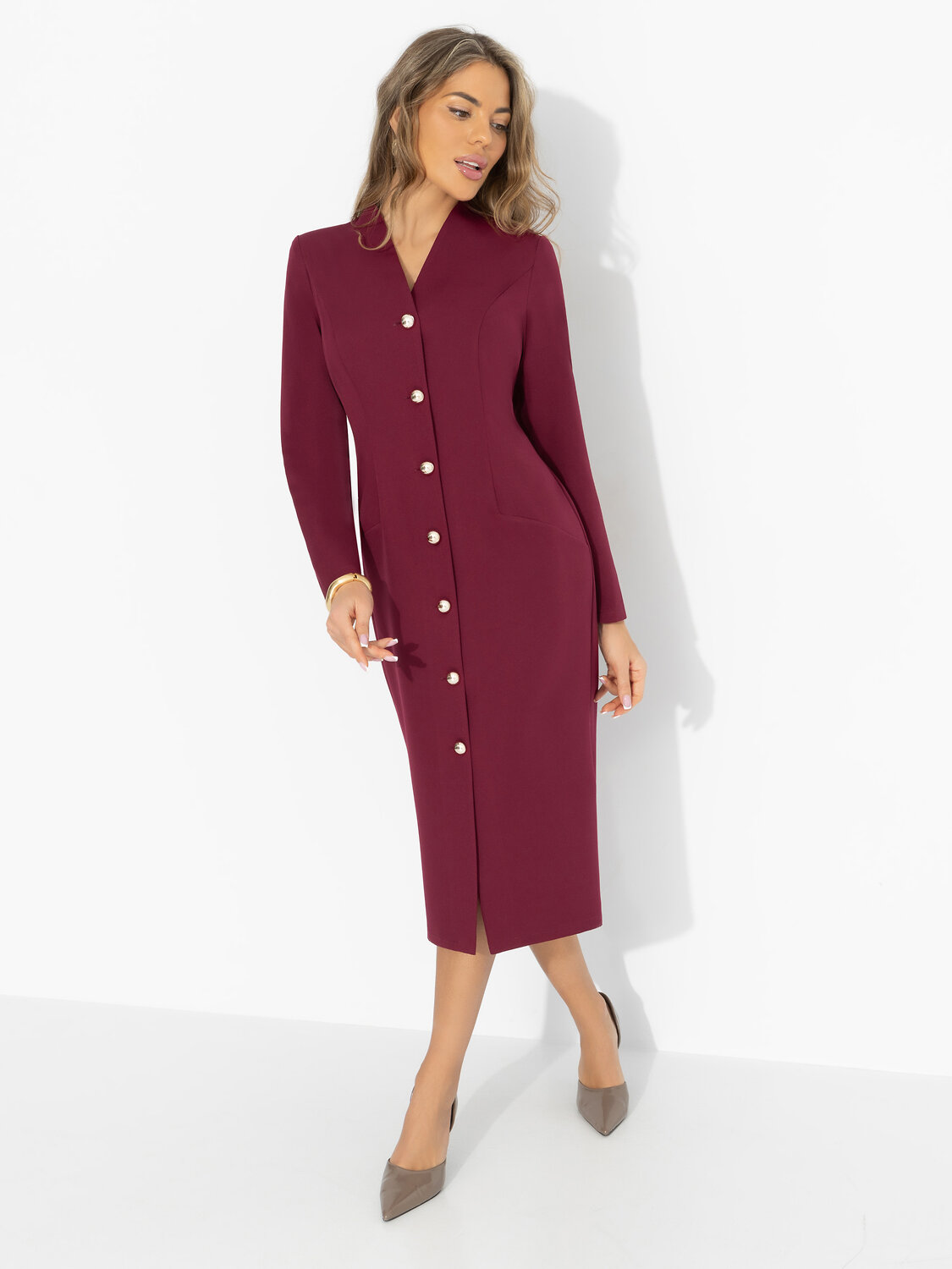 CHARUTTI Платье 581873 12615 Бордовый