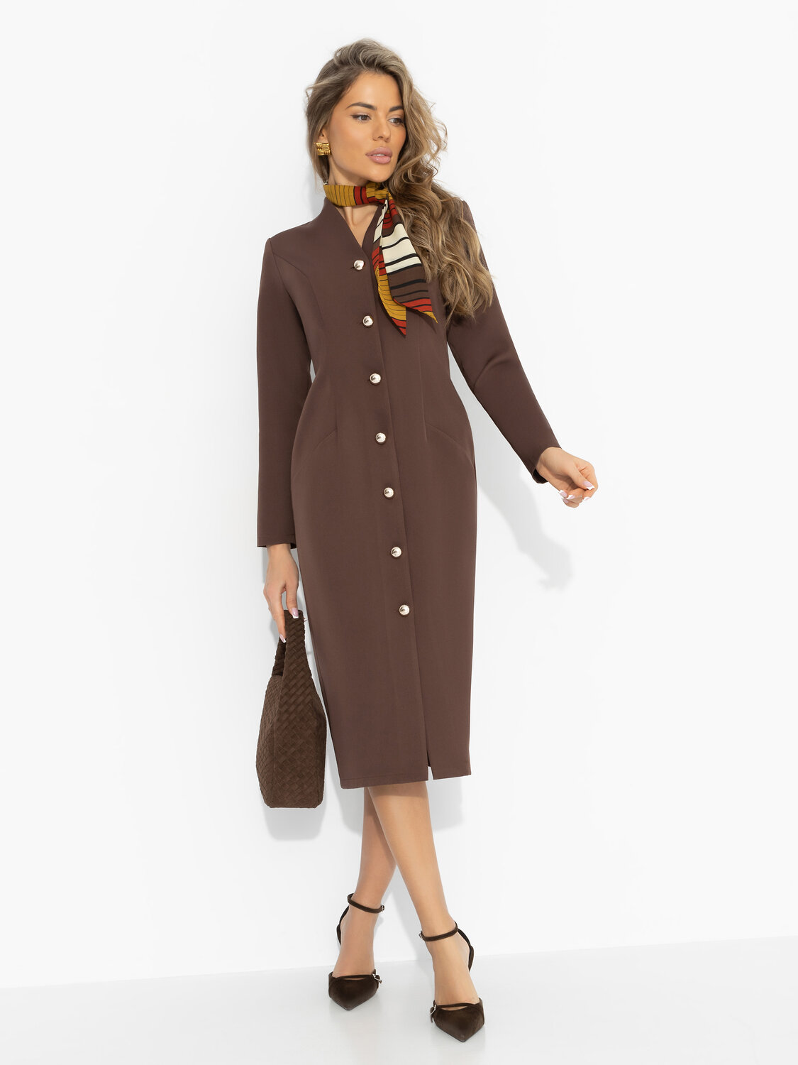 CHARUTTI Платье 581874 12616 Коричневый