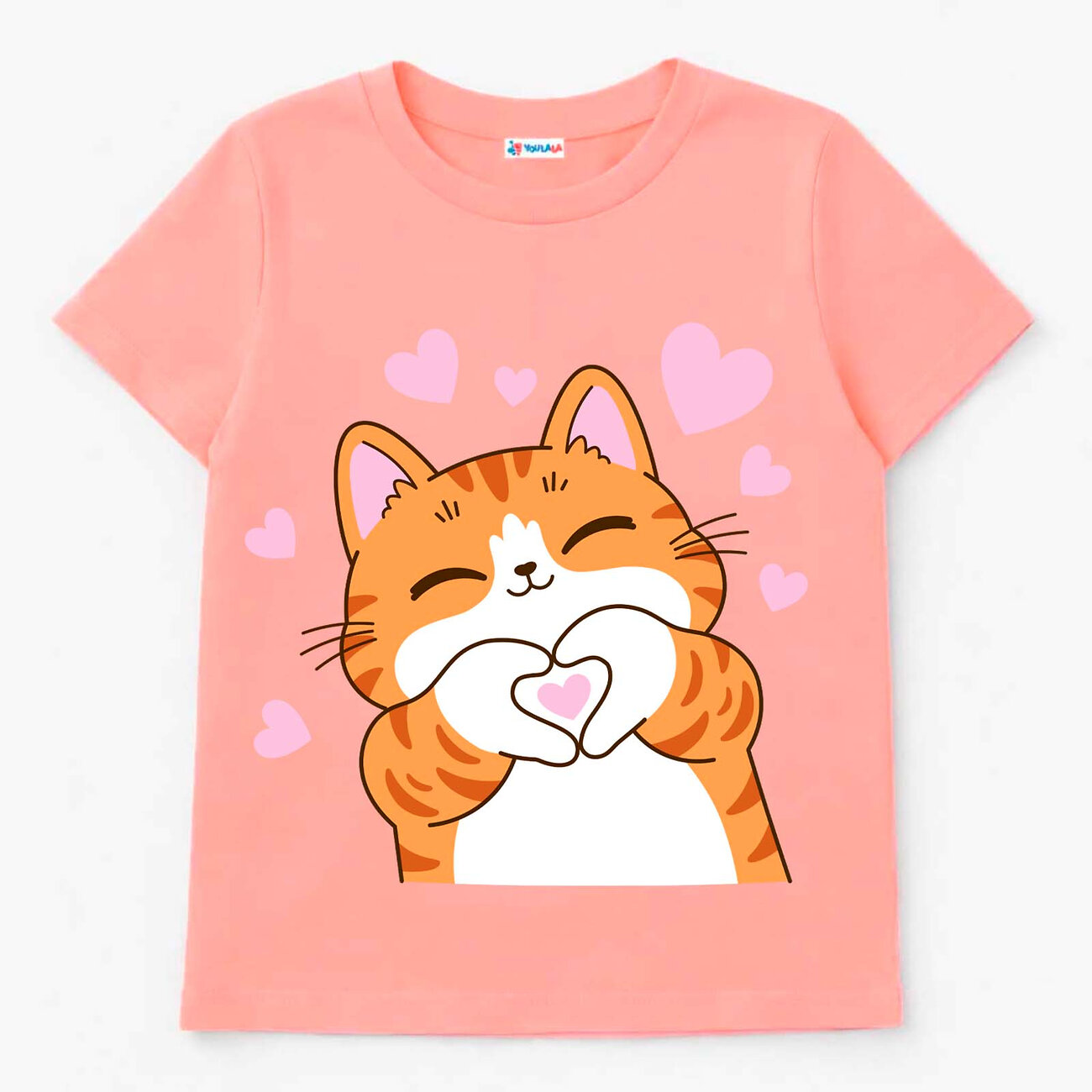 YOULALA Фуфайка 581903 0954103301 коралловый