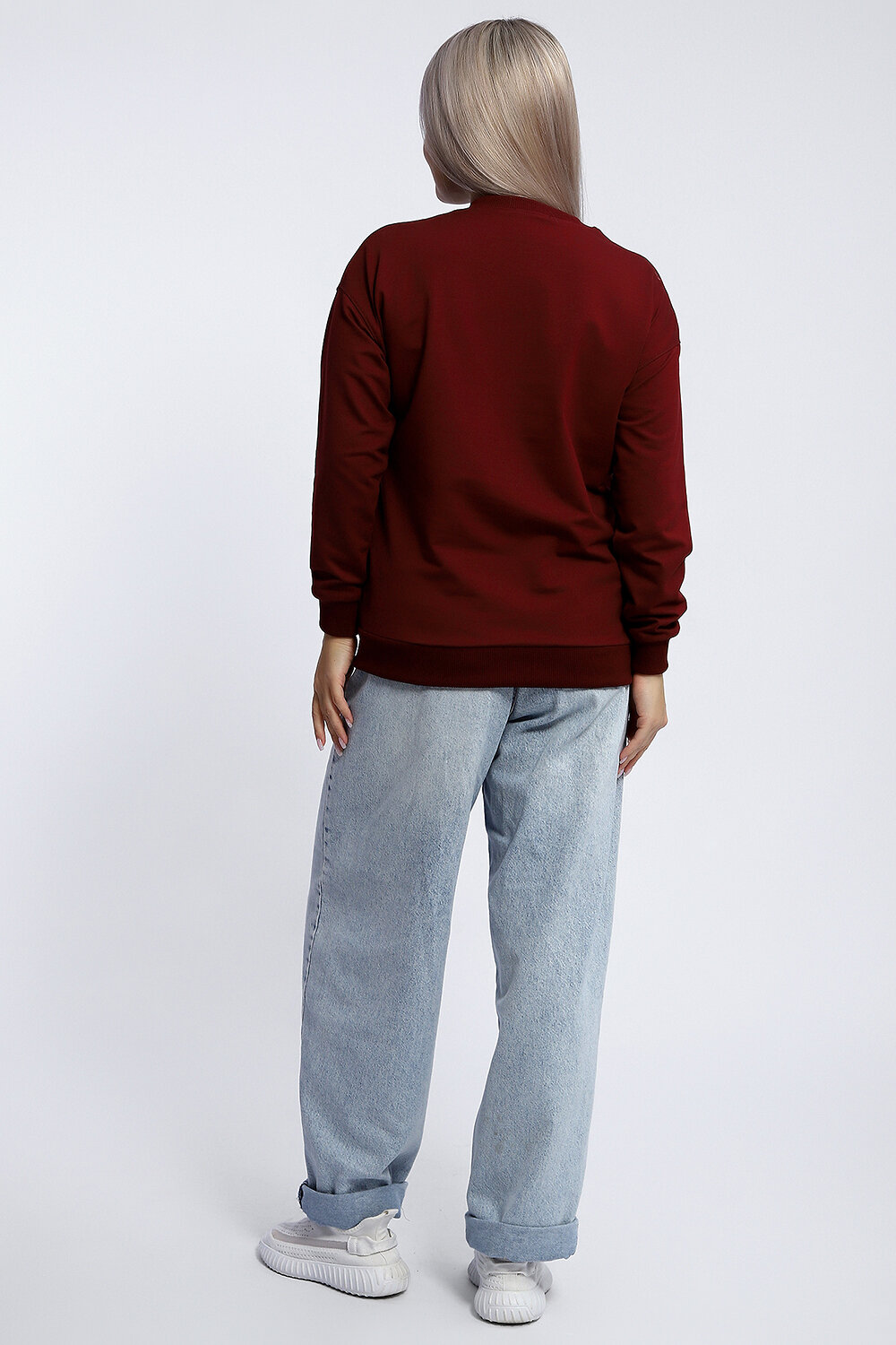 Натали Толстовка 581911 80048 бордовый