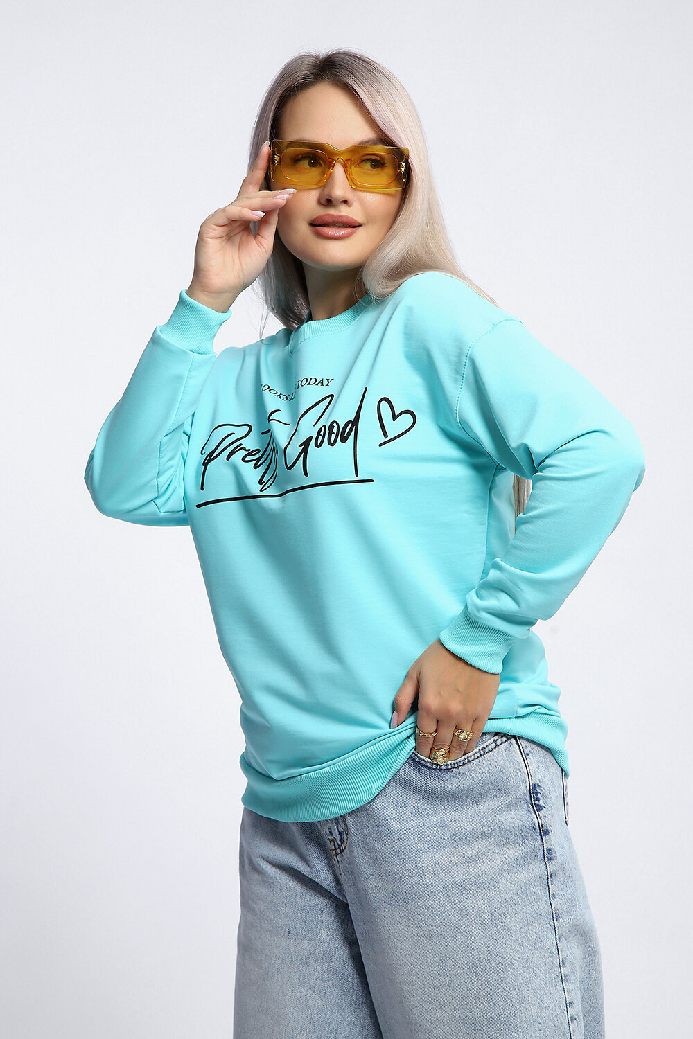 Натали Толстовка 581913 80048 ментол