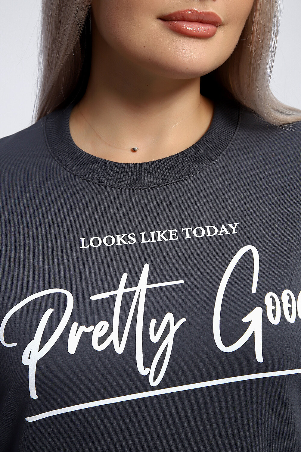 Натали Толстовка 581914 80048 темно-серый