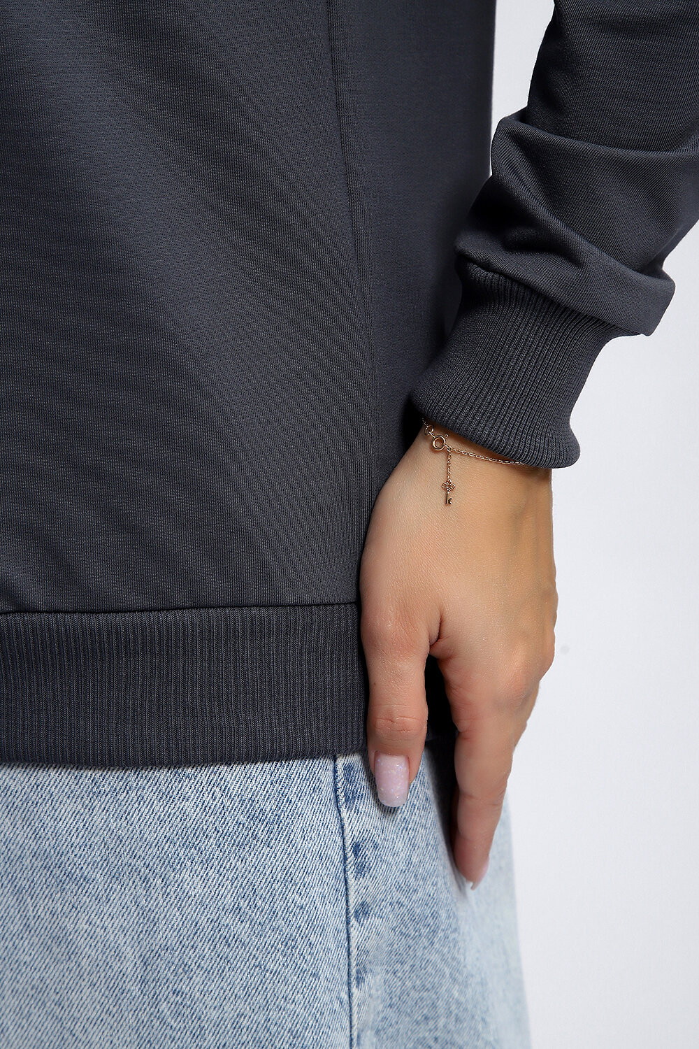 Натали Толстовка 581914 80048 темно-серый