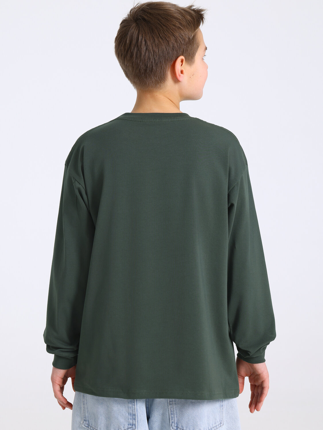 Апрель Лонгслив 581918 1ПДЛД5898804 оливковый