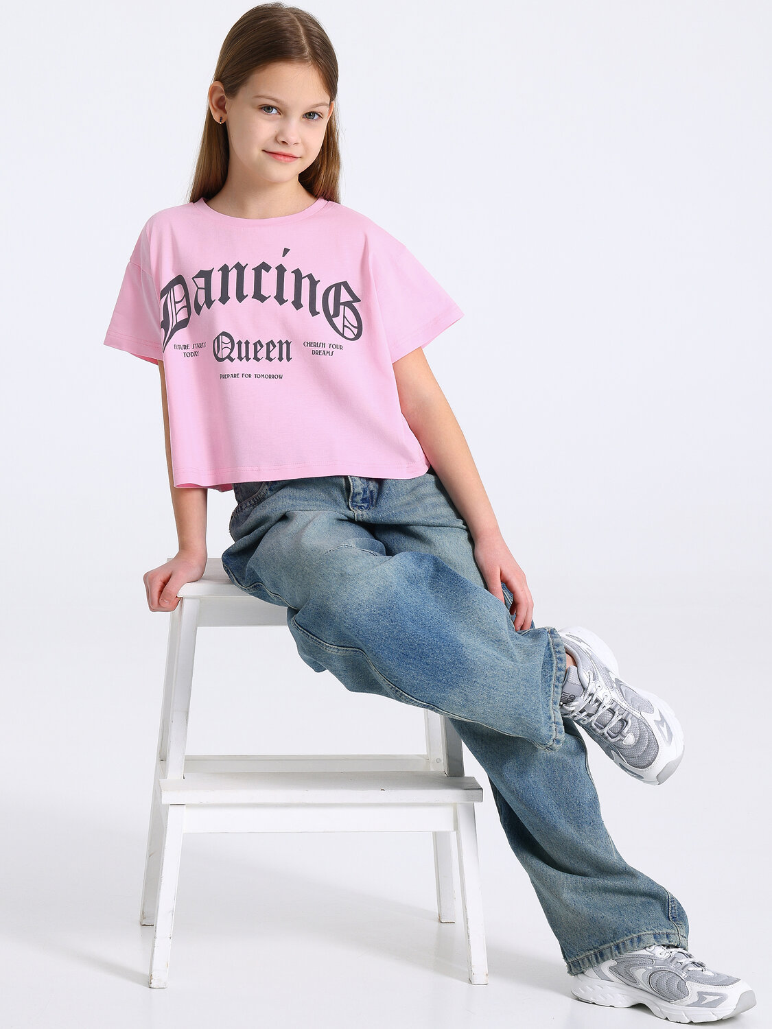 Апрель Футболка 581919 1ДДФК4696001 светло-розовый