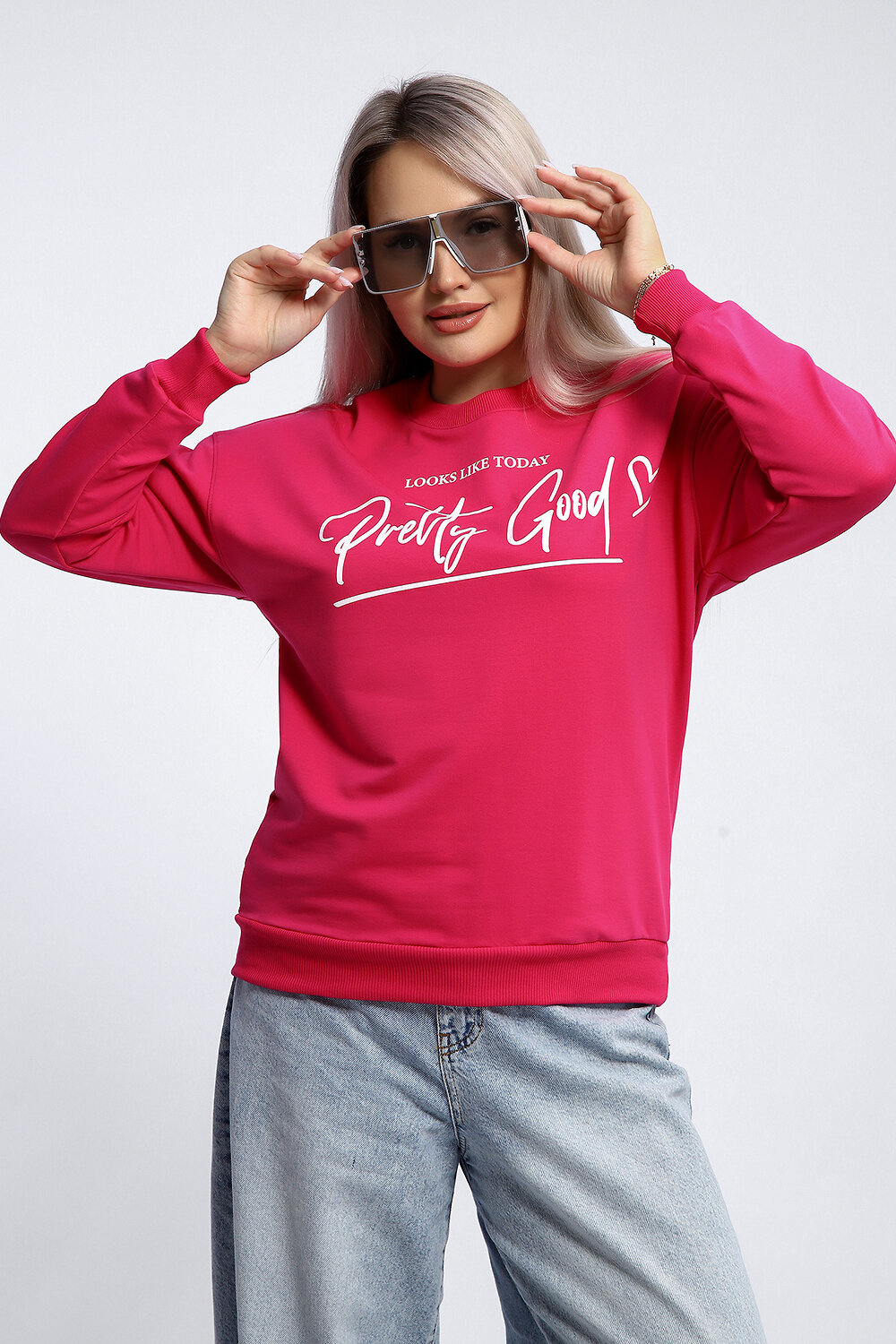 Натали Толстовка 581921 80048 фуксия