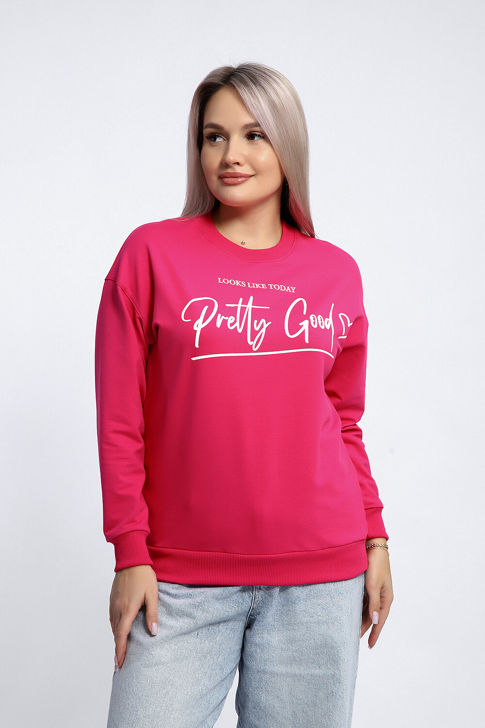 Натали Толстовка 581921 80048 фуксия