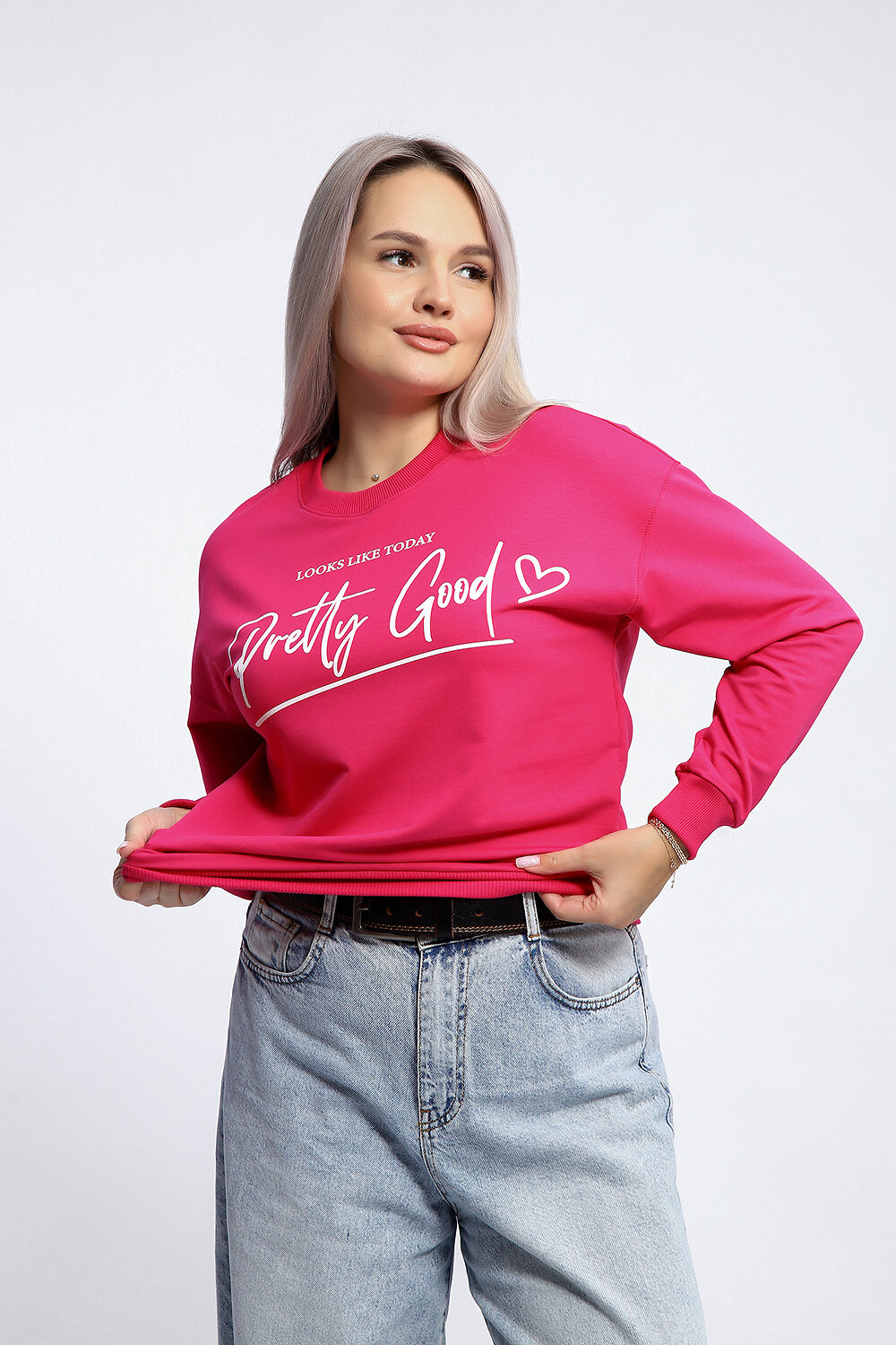 Натали Толстовка 581921 80048 фуксия