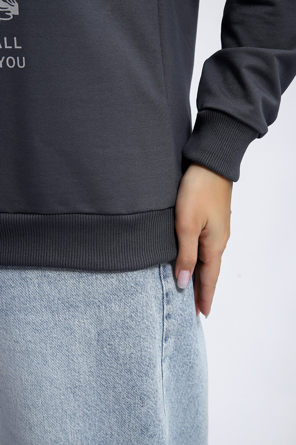 Натали Толстовка 581925 80047 темно-серый