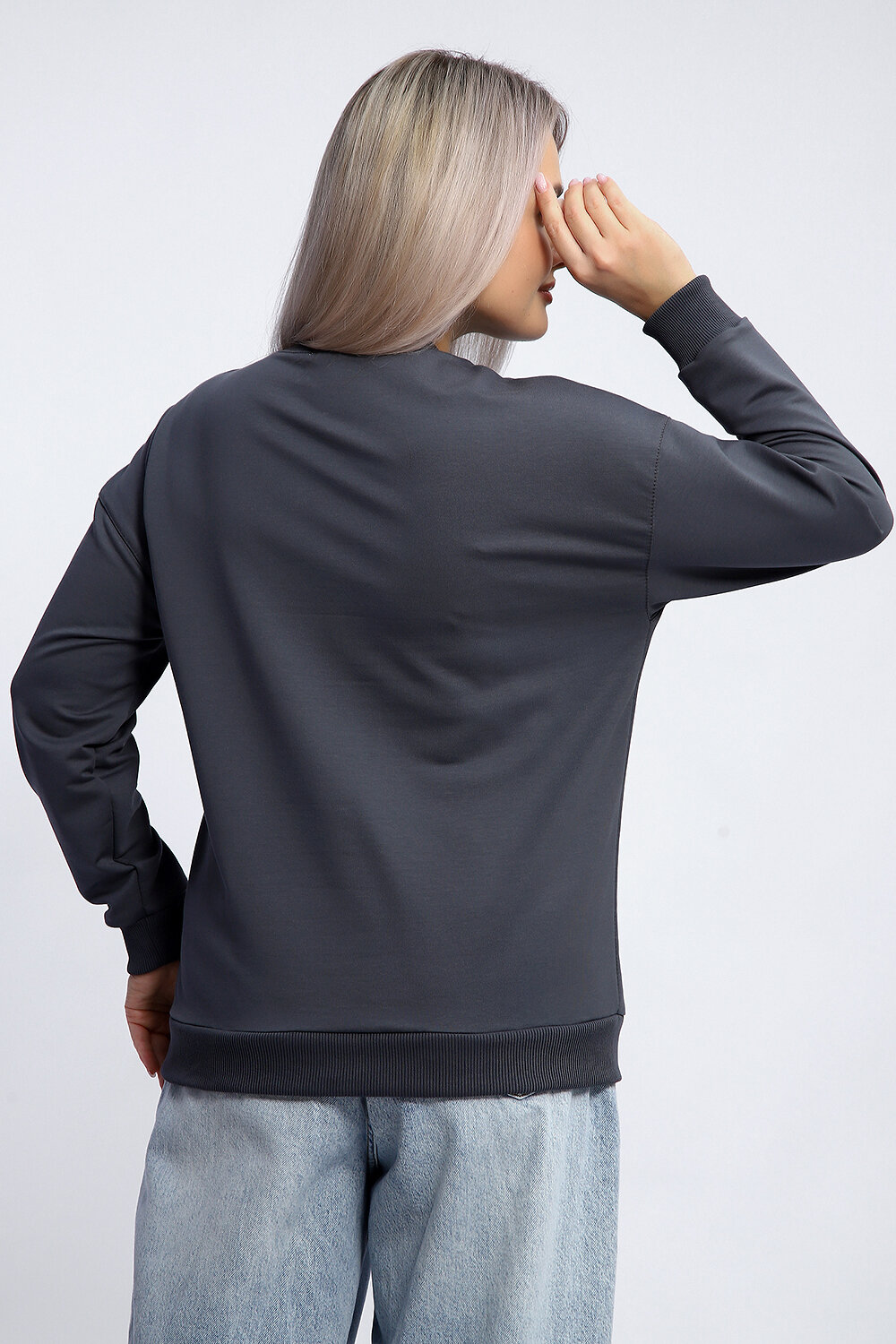 Натали Толстовка 581925 80047 темно-серый