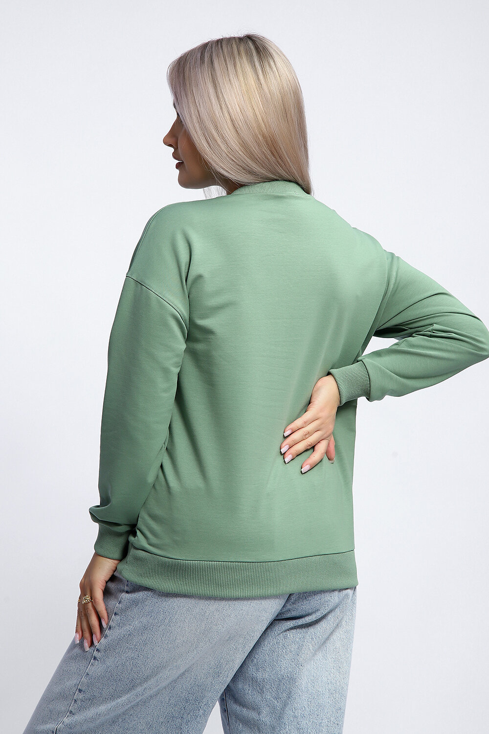 Натали Толстовка 581927 80047 фисташка