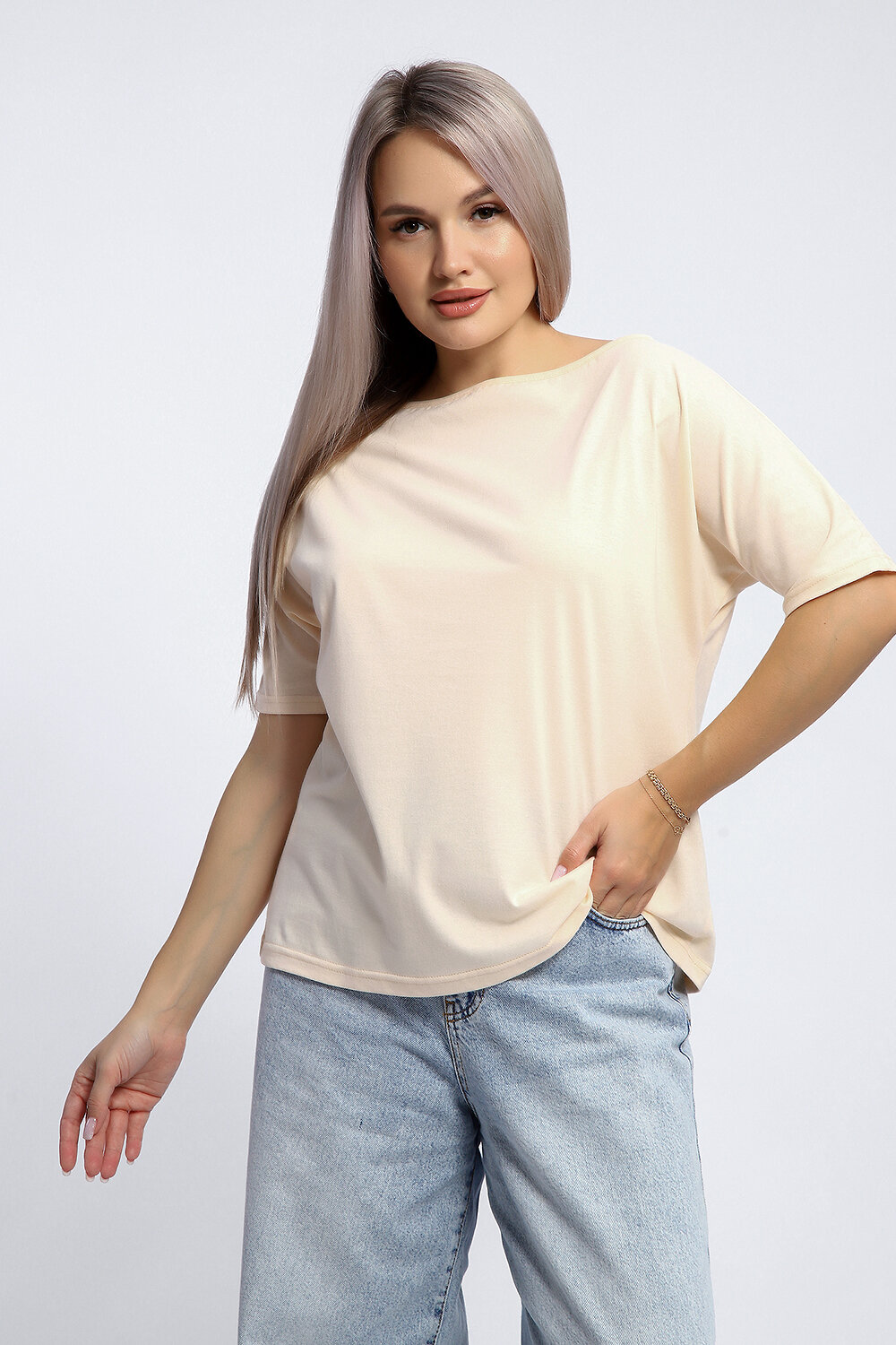 Натали Футболка 581928 80046 персиковый