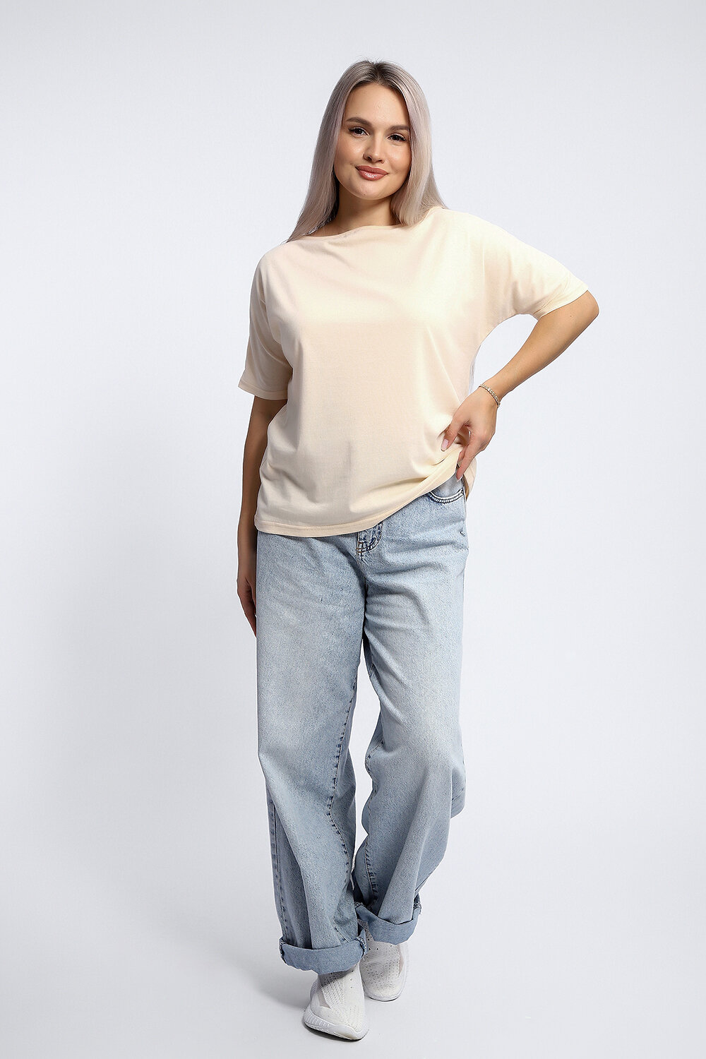 Натали Футболка 581928 80046 персиковый