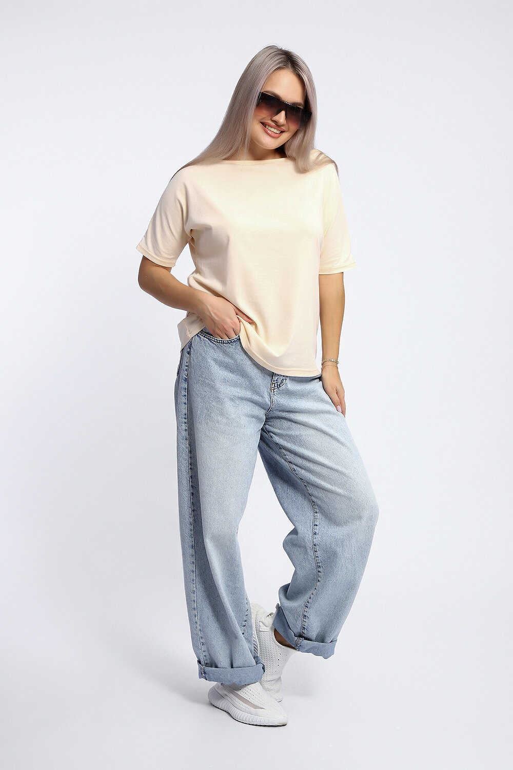 Натали Футболка 581928 80046 персиковый