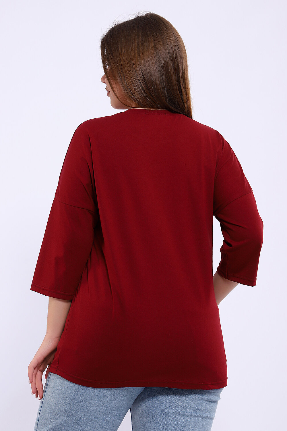 Натали Туника 581929 80045 бордовый
