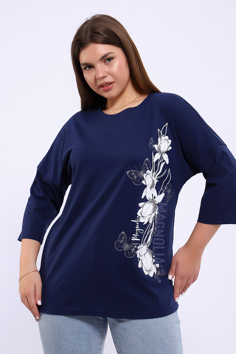 Натали Туника 581932 80045 темно-синий