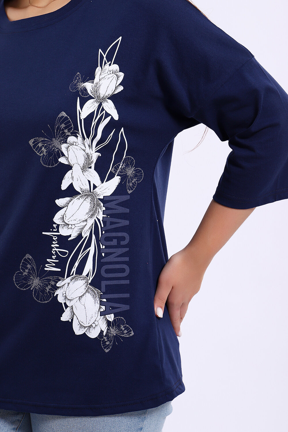 Натали Туника 581932 80045 темно-синий