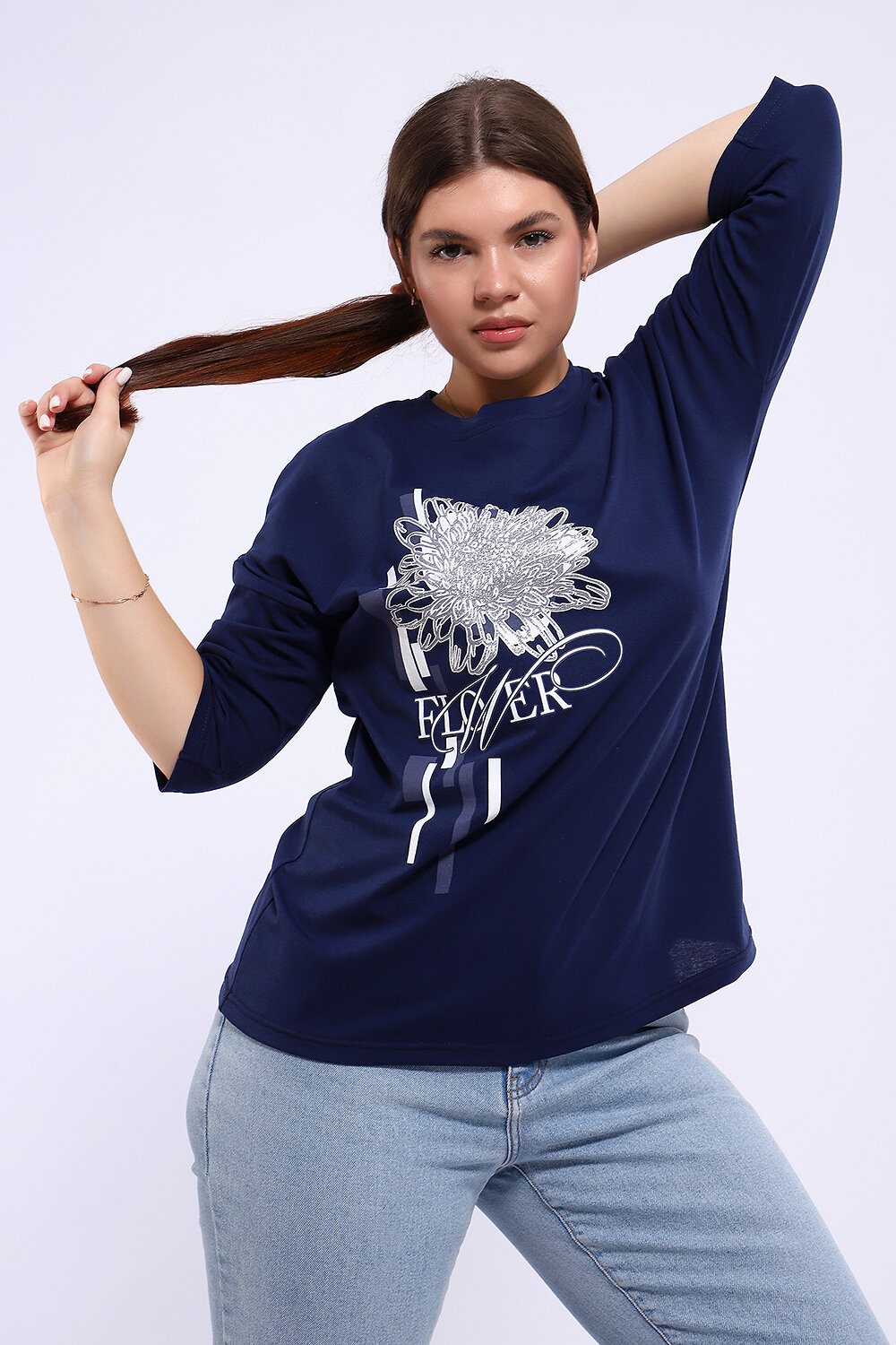 Натали Туника 581935 80044 темно-синий